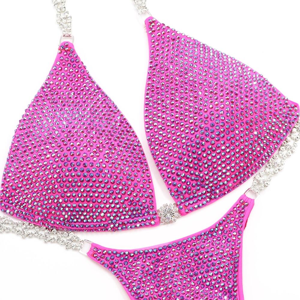 Angel Competition Bikinis Pretty in Pink Medium Molded/Pro.